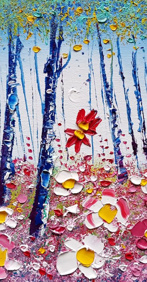 "Misty Woods & Flowers in Love" by Phil Broad