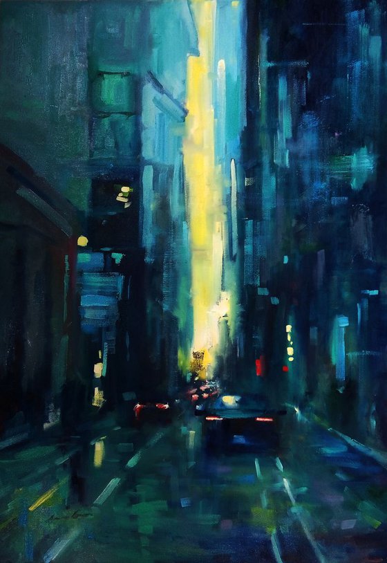 Original Artwork "New York" by Artem Grunyka 100 × 70