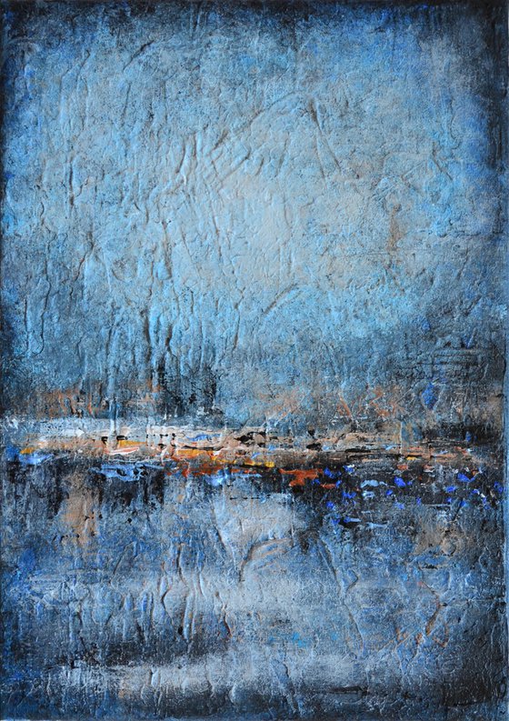 Blue Sky -  Modern abstract  Gift idea