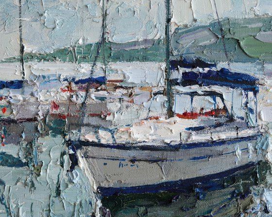 Yachts in the Harbor