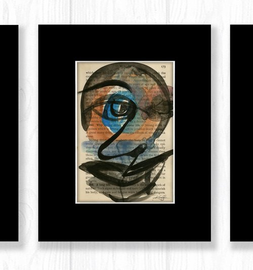 "I See" Collection 3 - 3 Paintings by Kathy Morton Stanion