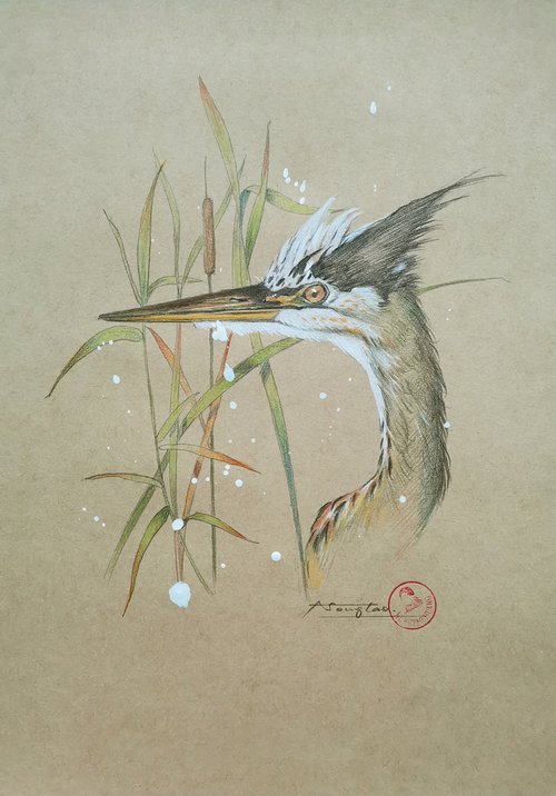 Heron #3 by Hongtao Huang