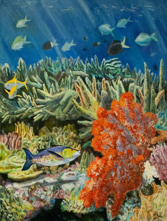 Coral Reef (triptych)
