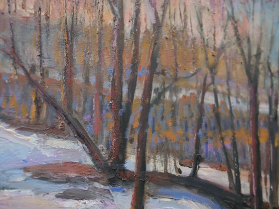 Evening at the waterfall