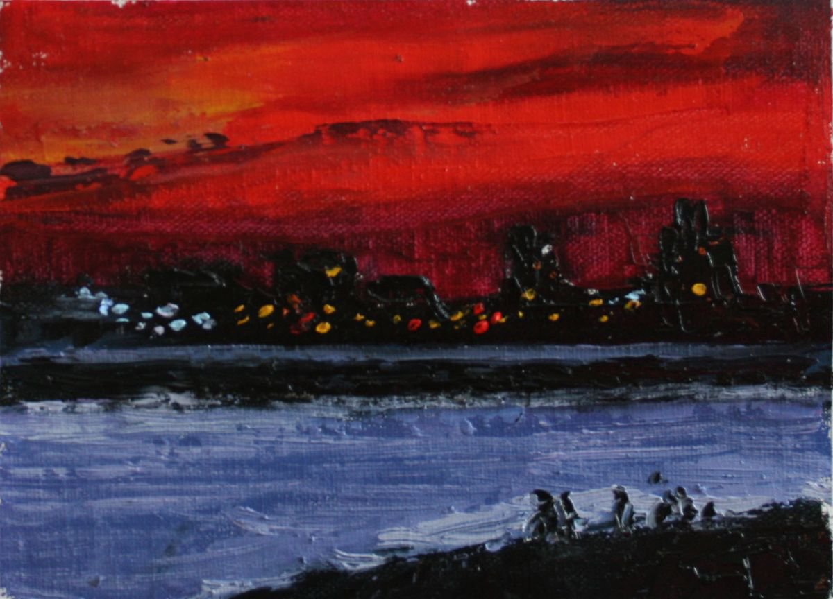 Evening By Salana Art / Svetlana Samovarova, 7 X 5, Artwork For Sale On Artfinder