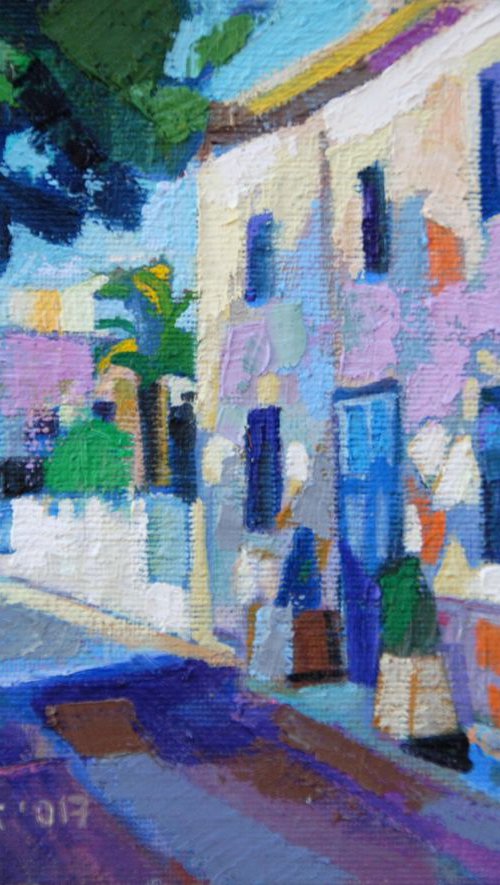 Sunny street # 3 / 20.8 x 15.4 cm by Maja Đokić Mihajlović