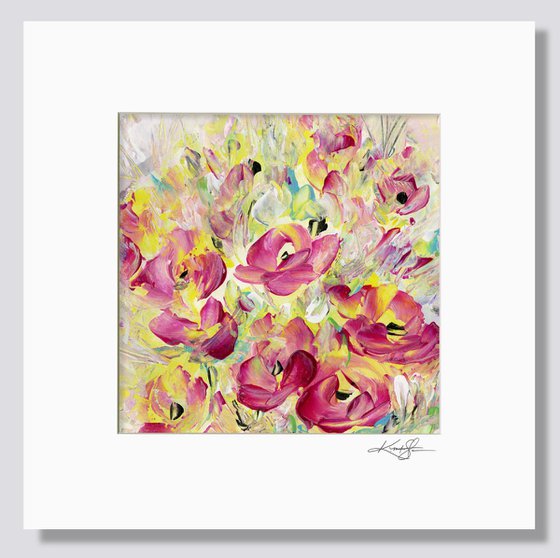 Floral Bliss 9 - Abstract Flower Painting by Kathy Morton Stanion