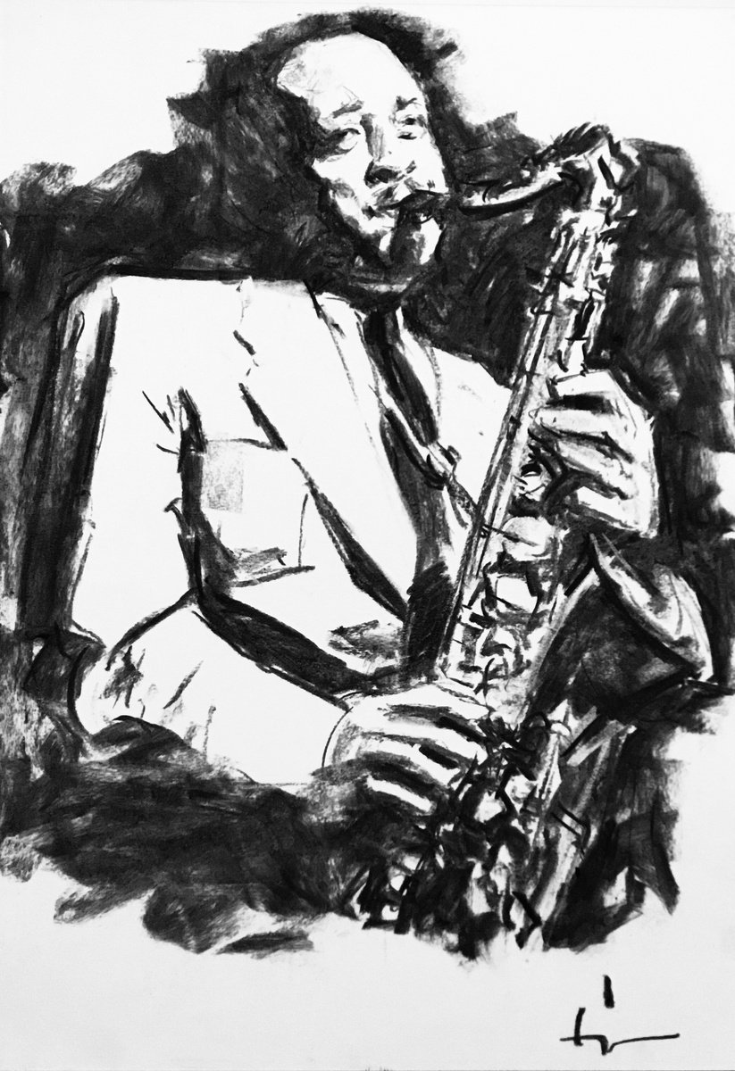 Lester Young #4 by Dominique Deve
