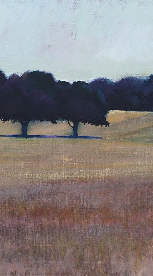 Evening among the Blue Trees by Simon Jones