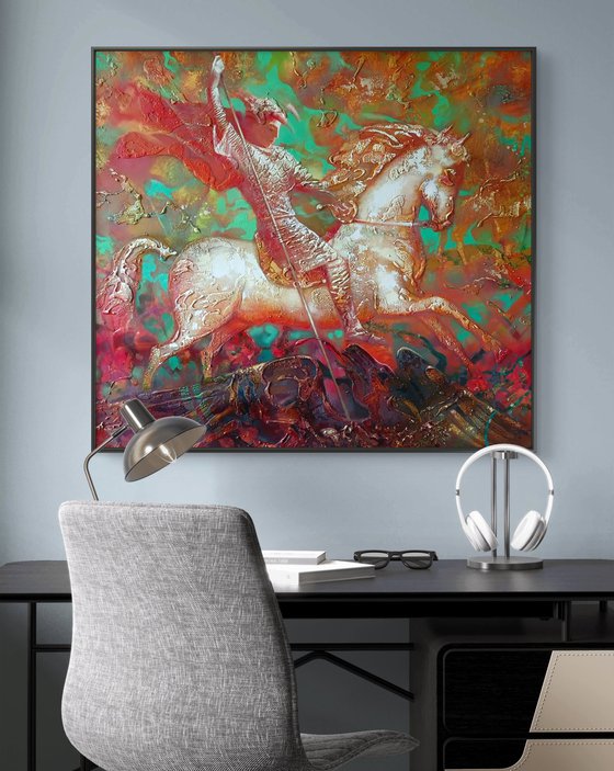 Warrior on Horseback