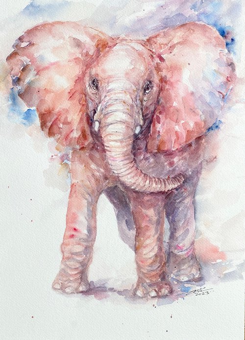 Happy Days _Baby Elephant Pippa by Arti Chauhan