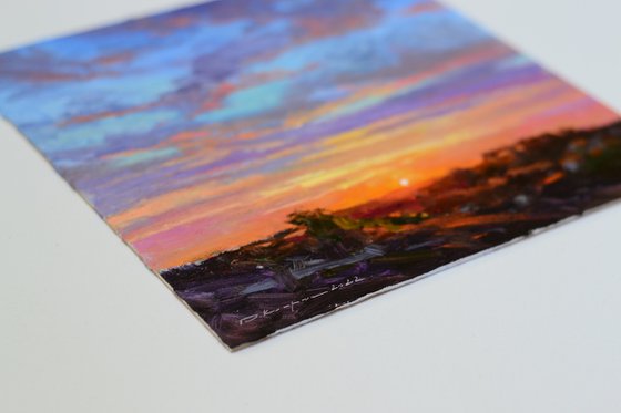 Warm sunset