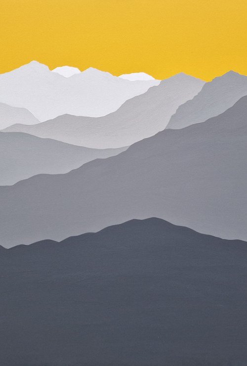 Scafell Massif from Dow Crag, The Lake District by Sam Martin