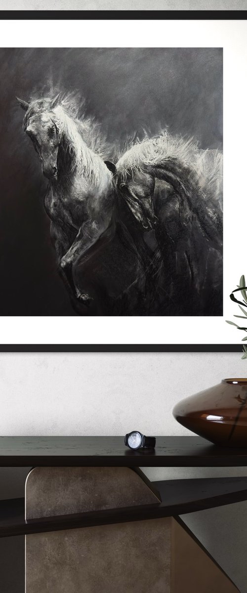 Wild horses by Paul Hardern