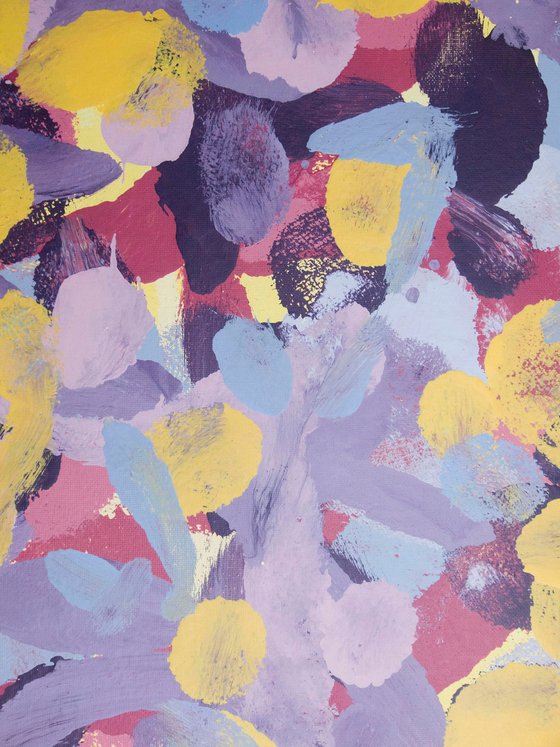 Spotty Pop Painting - 110 x 80 cm - 04
