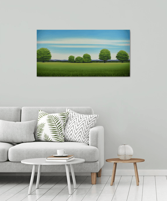 Green Trees - Blue Sky