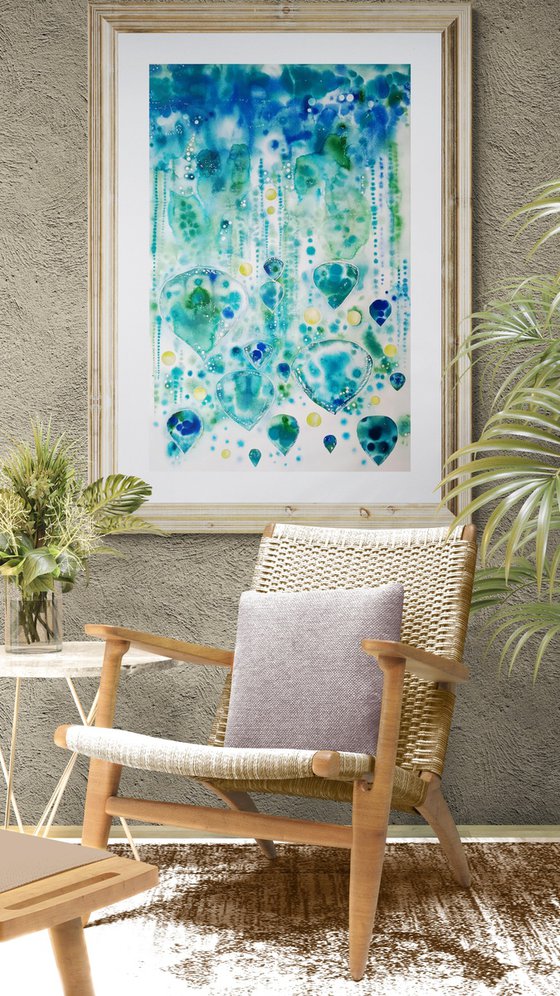Turquoise motion 3