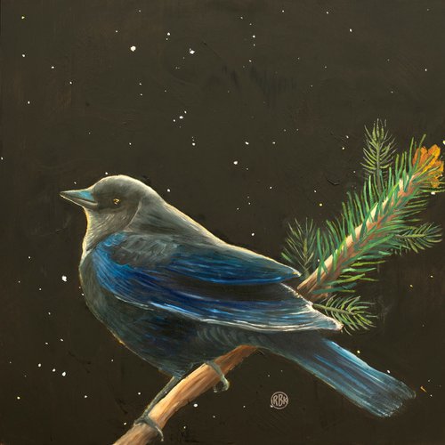 Rusty Blackbird by Rebeca Fuchs