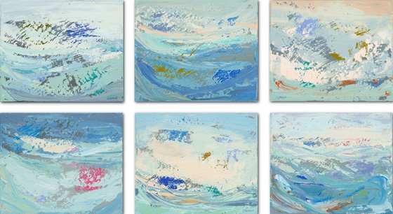 Six emotional seascapes