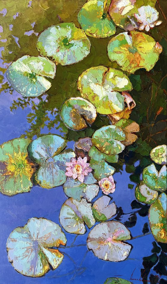 Lilies in Summer Light