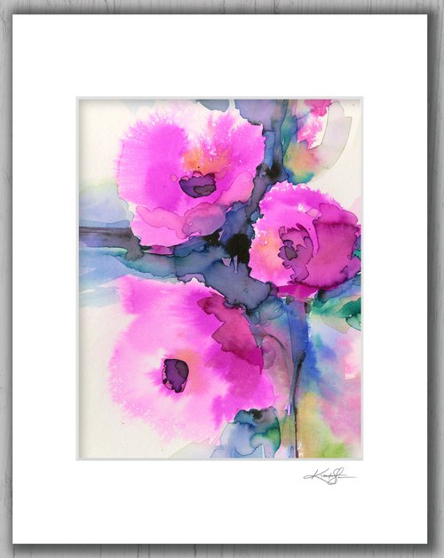Floral Enchantment 24 - Flower Painting  by Kathy Morton Stanion by Kathy Morton Stanion