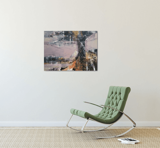 SINGULARITY TREE COMPOSITION SPIRITUAL ART SIGNED O KLOSKA