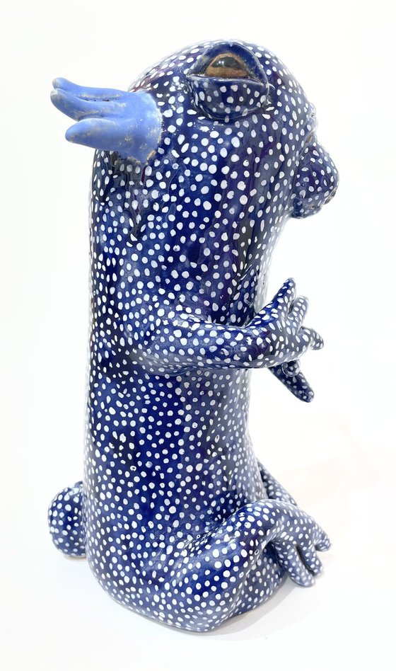 Dotted Blue Sweet Creation