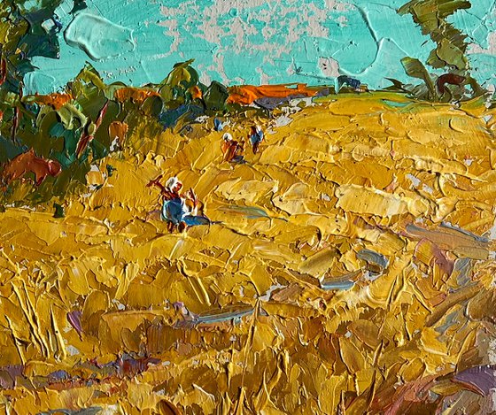 Sunny day in the field