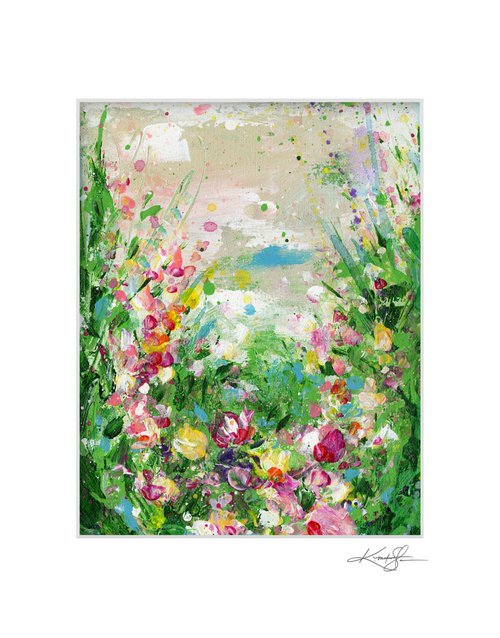 Meadow Song 63 - Flower Painting by Kathy Morton Stanion by Kathy Morton Stanion