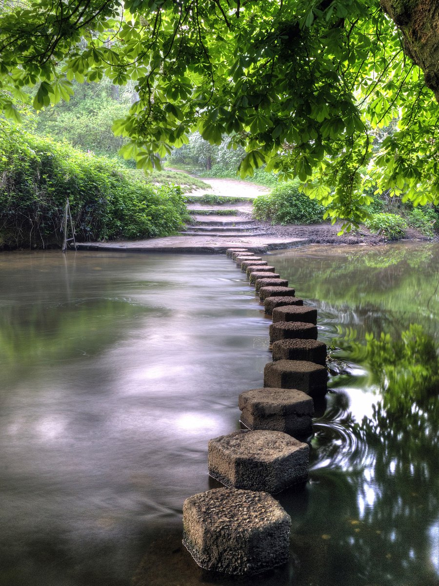 Box Hill Stepping Stones by Paul Englefield