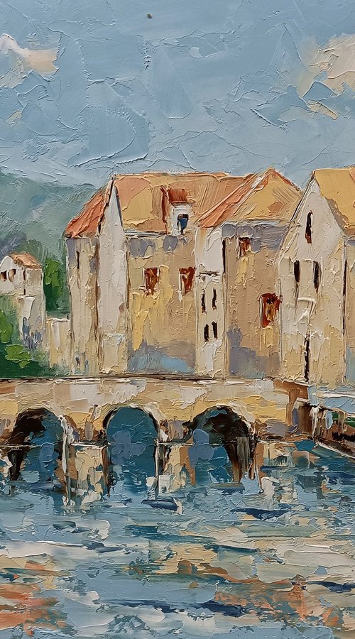 Vrboska, a small town on the island of Hvar by Marinko Šaric