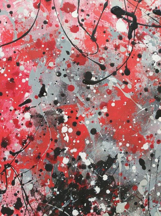 Abstract on canvas by M.Y.