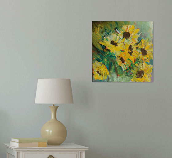 Sunflower fields