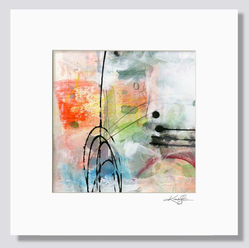 Abstract Musings 104 - Mixed Media Painting by Kathy Morton Stanion by Kathy Morton Stanion