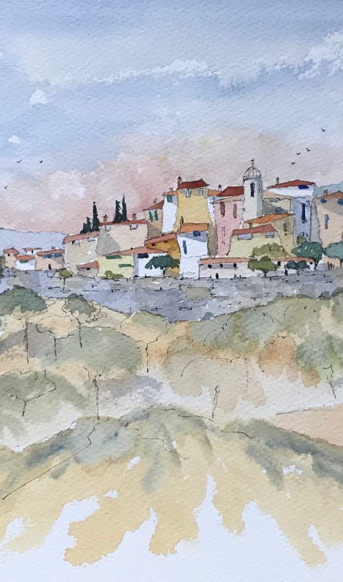 Village in Provence 4 by Brian Tucker