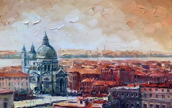 "Venice" original oil painting 70x50