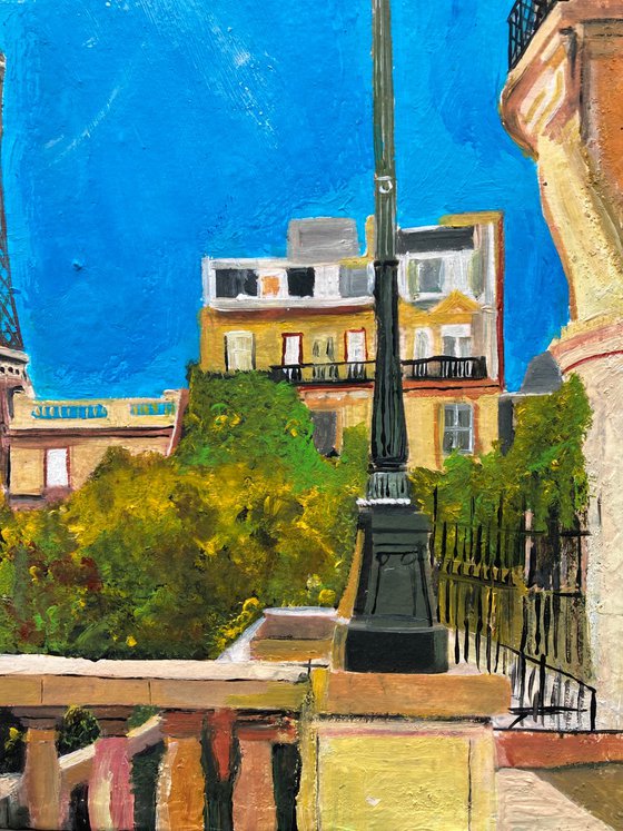 Bright And Sunny Paris In The Afternoon