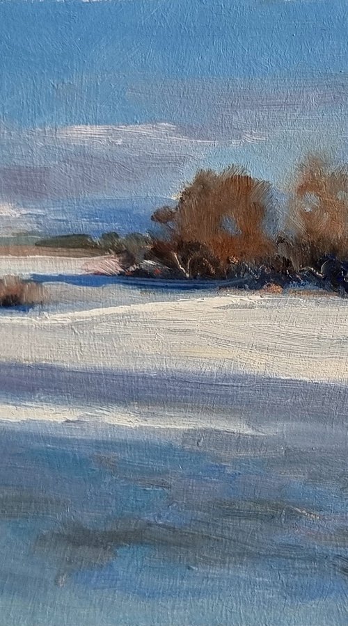 Snow in Haute-Provence by Pascal Giroud