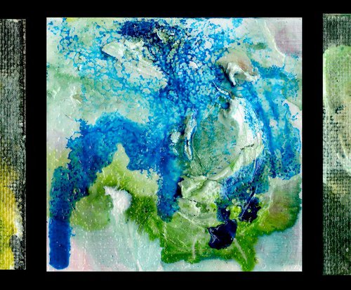 Ethereal Dream Collection 3 - 3 Small Mixed Media Paintings by Kathy Morton Stanion by Kathy Morton Stanion
