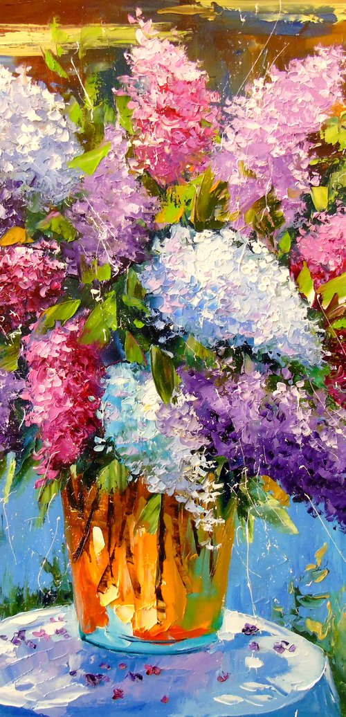 Bouquet of lilacs by Olha Darchuk