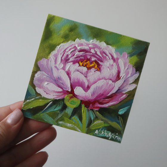 Peony Small Art Framed