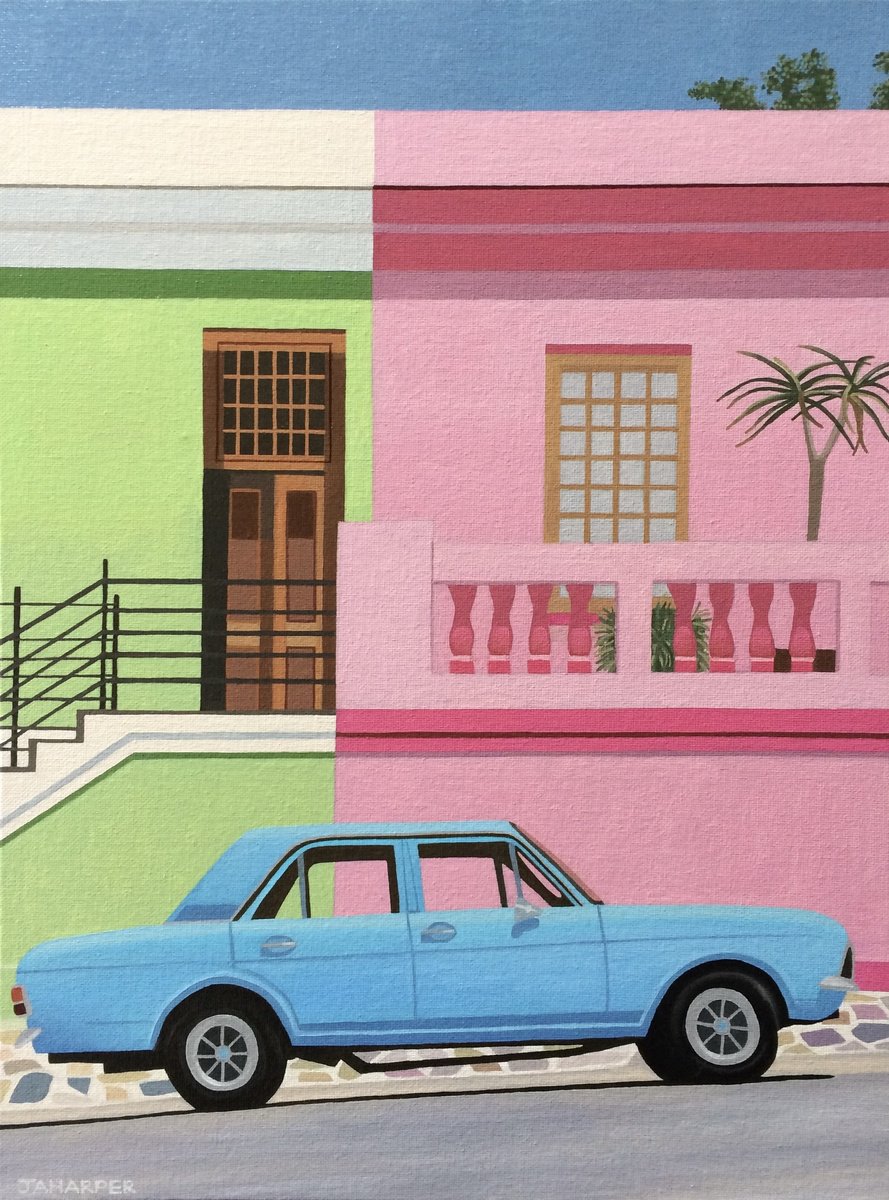 Photorealistic Oil Painting , Mk2 Cortina By Jill Ann Harper, 15 X 19, Artwork For Sale On Artfinder