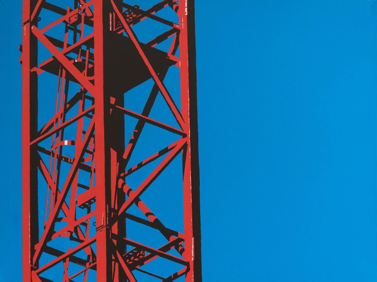 Red Crane by Gordon Render