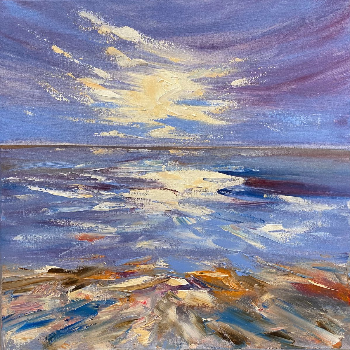 seascape - ? contemporary seascape with optimistic and positive energy by ILDAR MINNEGALIMOV