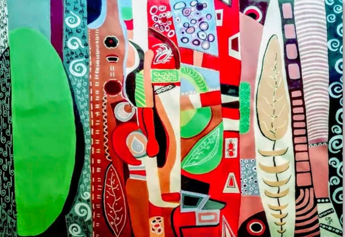 Expressive Abstract Acrylic Painting By Sanja Jancic, 62 X 43", Life Is Beautiful Xxxl, Original Artwork