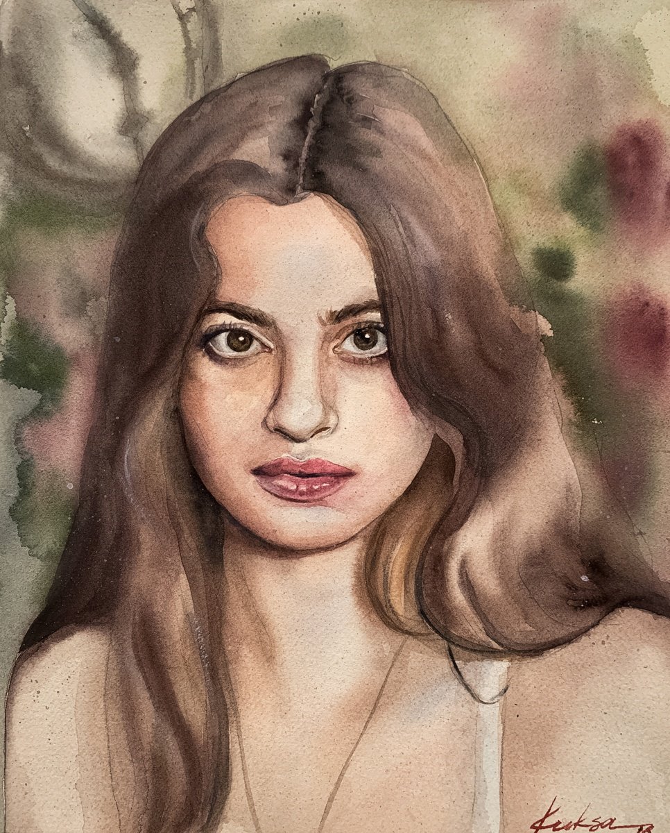 Portrait of model by Tetiana Koda