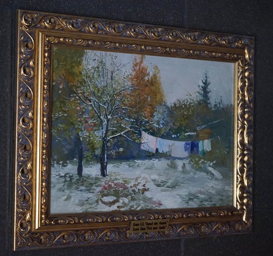 Opalikha. First snow