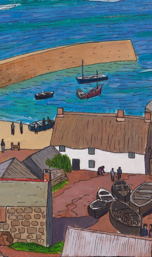 "Sennen Cove"  (After Laura Knight) by Tim Treagust