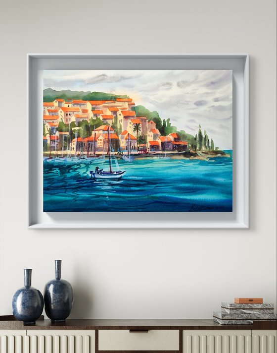 Korcula. Original artwork