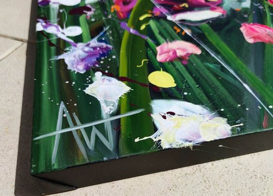 you made the flowers dance